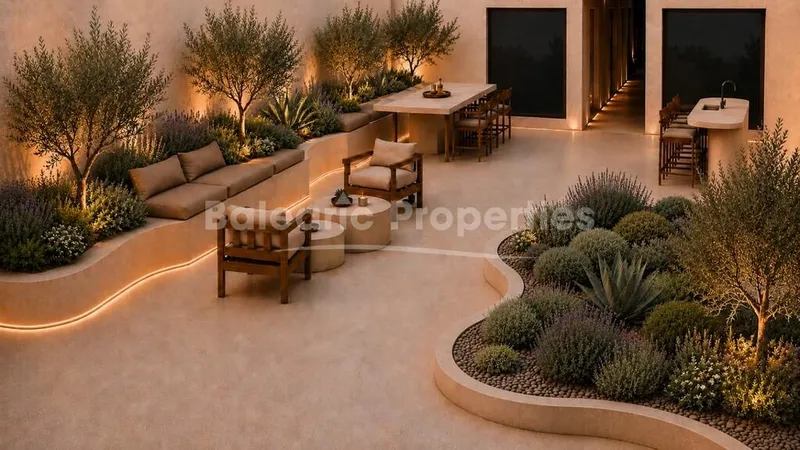 Turnkey town house with pool and garage for sale in Pollensa, North Mallorca — photo 2