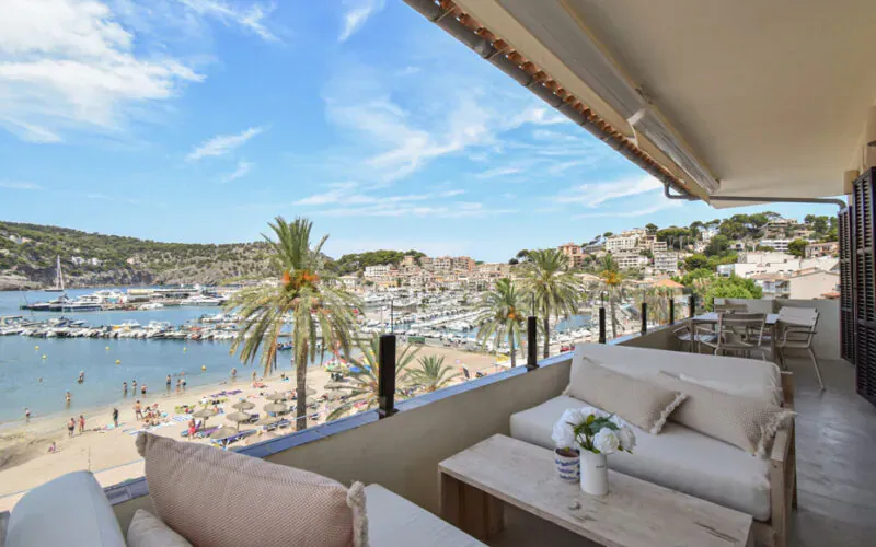 Beachfront penthouse with panoramic harbour views and relaxed coastal living in Port de Sóller – PM07397 — photo 8