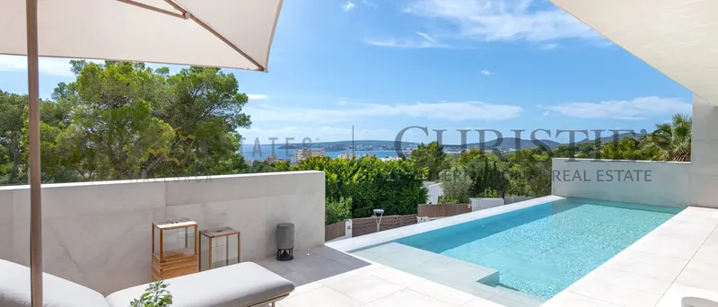 Modern newly built villa with sea views in Portals Nous within walking distance of the village — photo 1