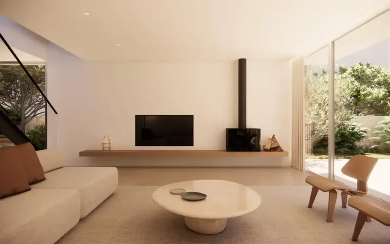 This impressive semi-detached villa combines modern design and functionality, located just 200 meters from Son Bauló beach and near — photo 2