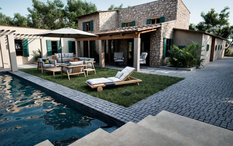 Natural-stone finca with pool, elegant design interior and privacy near Alcudia – PM07394 — photo 4