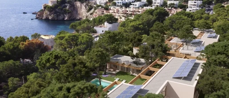 Plot in Santa Ponsa with construction project for modern villa with sea views — photo 5