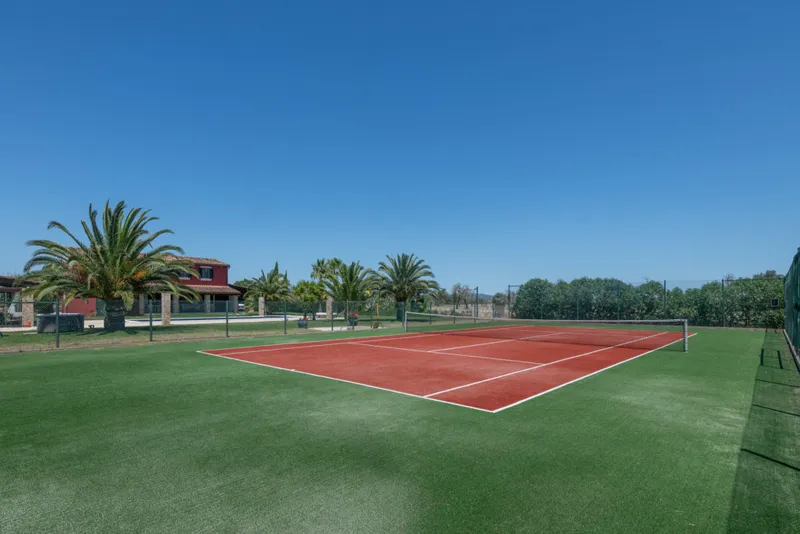Beautiful finca with large pool and tennis court in Campos, Mallorca — photo 12