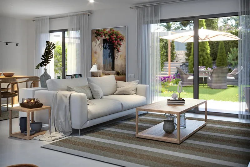 Modern townhouse with 3 bedrooms, garden, rooftop terrace, parking space and communal pool — photo 4