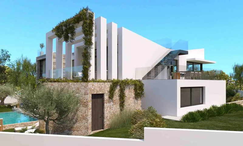Modern project of contemporary style villa Cala Vinyas — photo 4