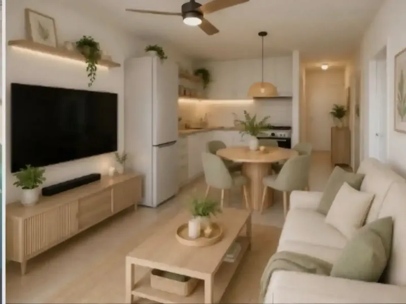 Bonito apartamento de una habitación amplia con cama de 1.90x 2, con armario empotrado y totalmente amueblado con muebles modernos y recién — photo 8