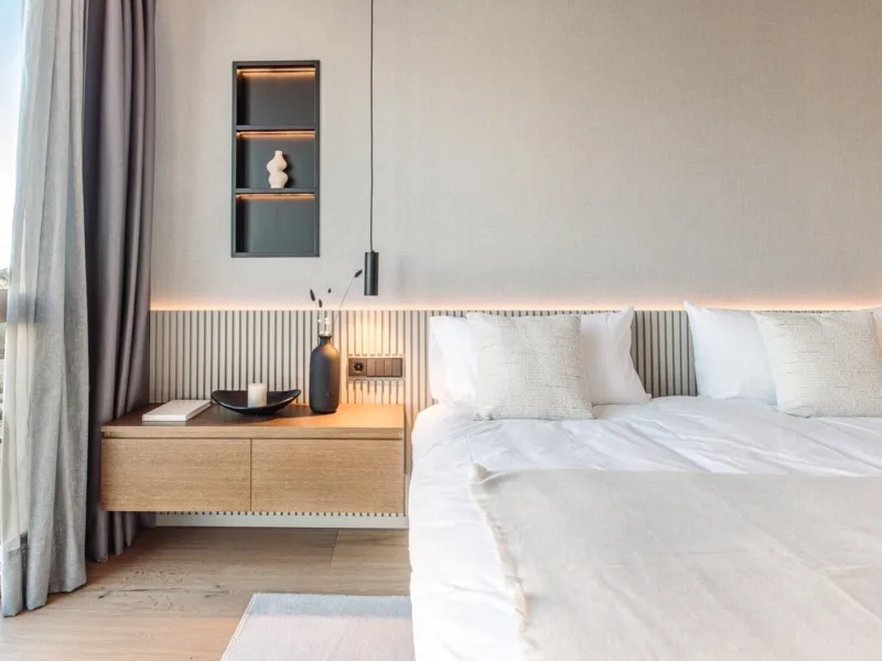 Exclusive designer apartment in first sea line in Portixol – first occupancy after renovation - Palma de Mallorca - 2 bedrooms — photo 12