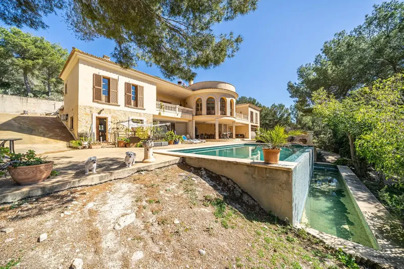 Imposing chalet with clear mountain views, located in Paguera, Calvià — photo 11