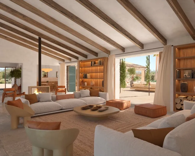 Ideal for country lovers country property for sale in Binissalem with private pool and sunny terraces — photo 3