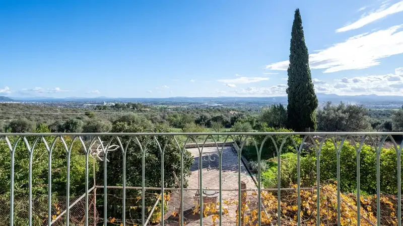 Charming finca. This picturesque rustic finca is situated on a plot of more than 420,000 m2 near Binissalem in Mallorca, at the foot of the S — photo 1