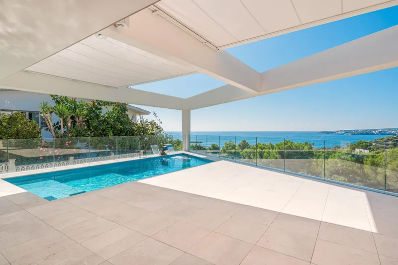Spectacular modern villa with sea views in Costa den Blanes — photo 1