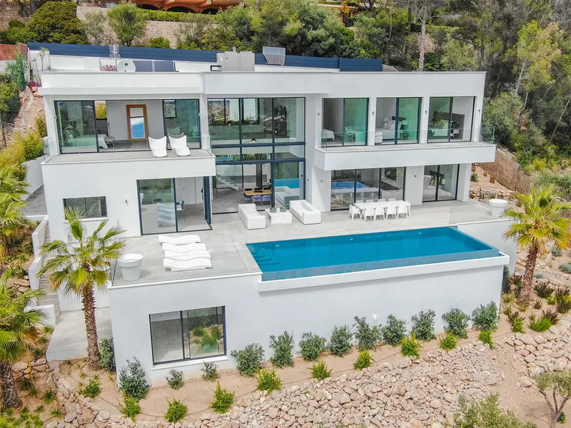 Modern Villa with Ocean Views in Son Vida — photo 1