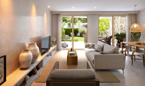 Living in the heart of Artà: contemporary townhouses with garden and garage — photo 5