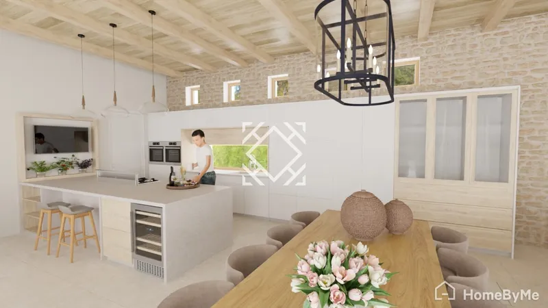 Exclusive rustic plot for sale in Costitx with project for a house and swimming pool, in the heart of Mallorca. — photo 3