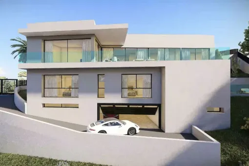 Costa den Blanes, newly built chalet with pool in Costa d'en Blanes — photo 1