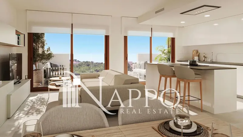Nappo Real Estate is pleased to present this exclusive new-build apartment with private terrace, located in Cala Lliteres, in — photo 7