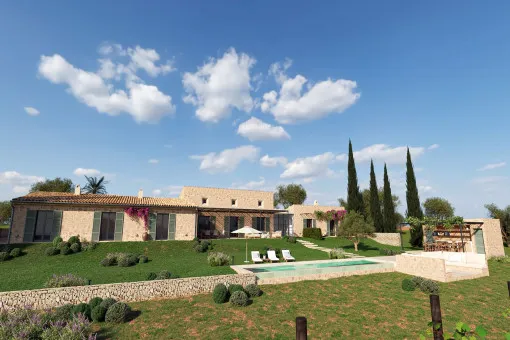 Montuiri, plot with approved finca project in a quiet location near Montuïri — photo 1