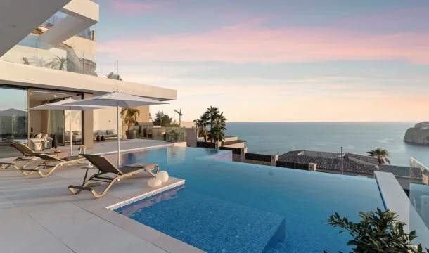 Spectacular modern design villa ready to move in in Cala Llamp, Puerto Andratx — photo 5