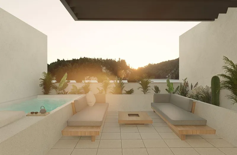 New build in Santa Margalida — Spectacular three-storey terraced house, designer style just 8 km from Muro beach — photo 5