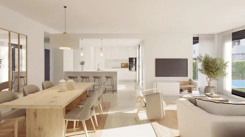 New build: Townhouse in Palma de Mallorca, Les Maravelles, with pool — photo 1