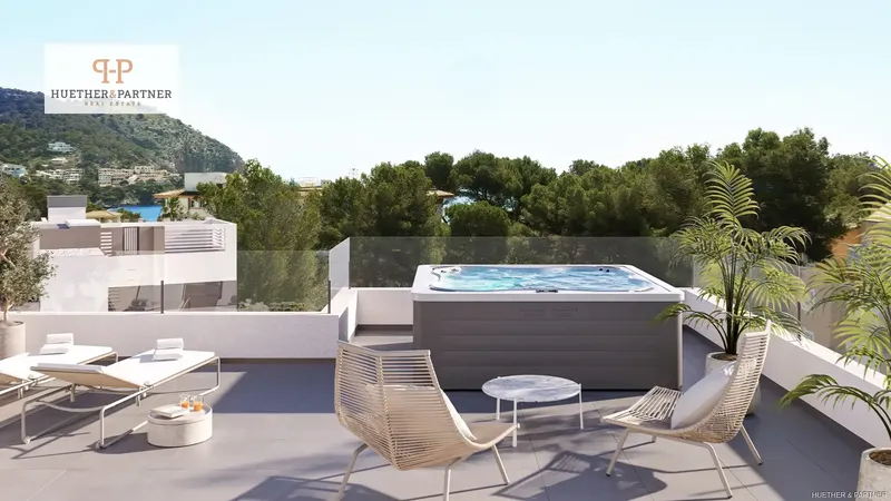 Exclusive duplex penthouse in Canyamel, Mallorca - living near the beach — photo 1