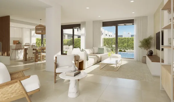 New semi-detached houses on the beach of Palma — photo 3