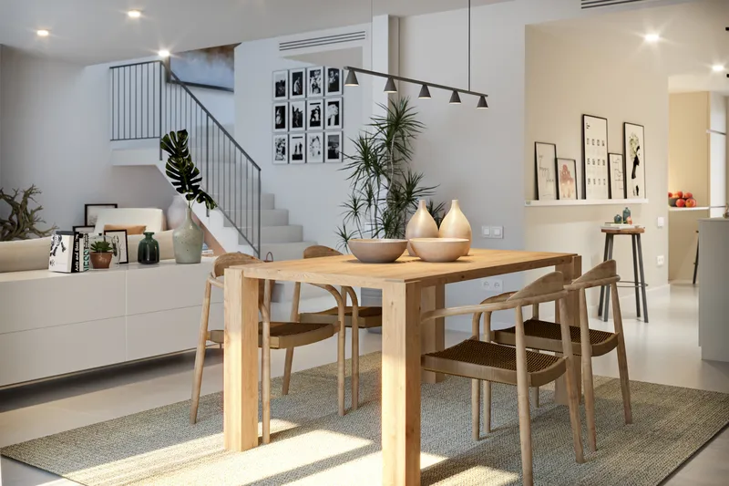 Modern townhouse with 3 bedrooms, garden, rooftop terrace, parking space and communal pool — photo 3