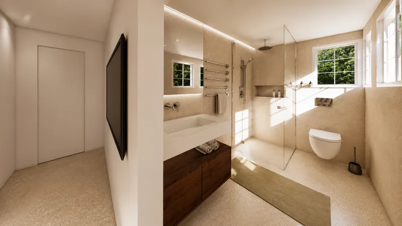 Luxurious penthouse with a rooftop terrace, second from the beach in Nova Santa Ponsa — photo 8