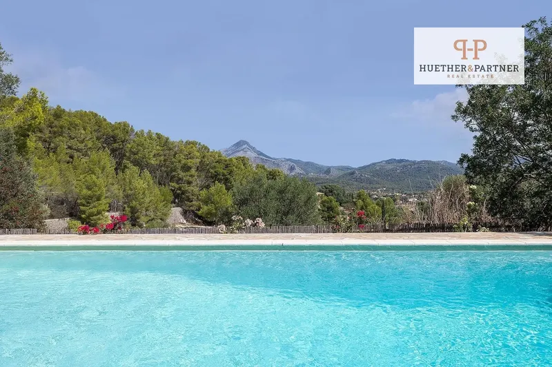 Mediterranean stone finca with panoramic views, pool and absolute privacy in southwest Mallorca — photo 6