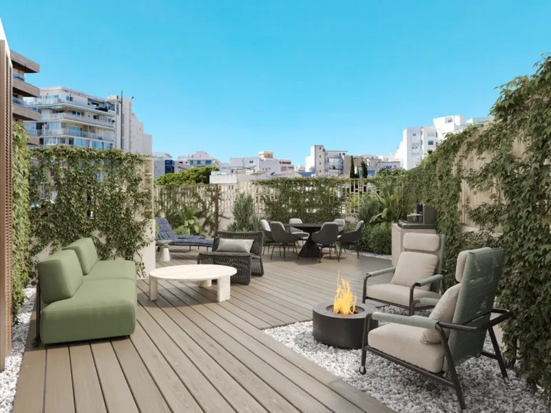 XO Jonquet New-Build Duplex on the Paseo Marítimo with Huge Terrace, 2 Parking Spaces, Pool, Spa, Gym, Cinema, etc. - Palma de Mallorca - 3 Bedrooms, 183.5 m² — photo 6