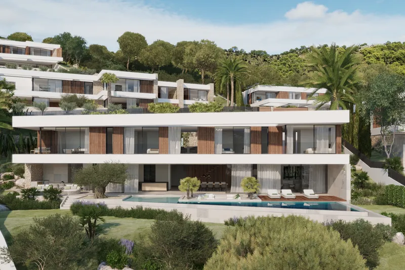 Innovative sea-view villa with pool and garden in Peguera — photo 6