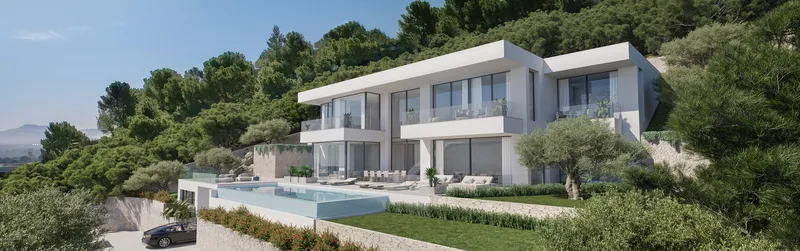 High-quality building plot with project and building permit in Son Vida — photo 2