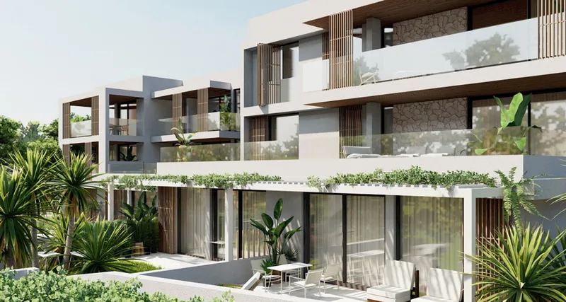 Dream garden apartment in a new residential complex in Porto Petro — photo 6