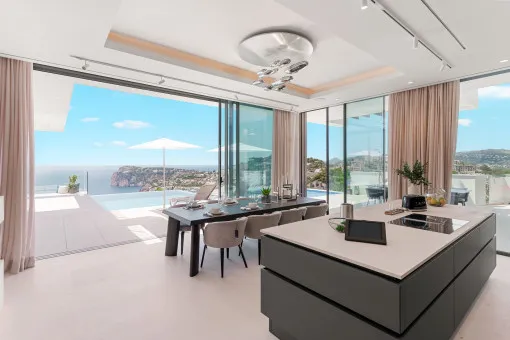 Puerto Andratx, Elegant designer chalet with fantastic sea views in Cala Llamp — photo 5
