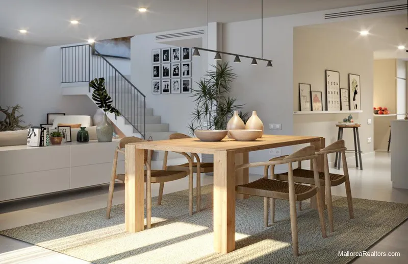 Newly constructed Mallorcan townhouses with 3 bedrooms, garage and communal gardens with swimming pool in Esporles — photo 10