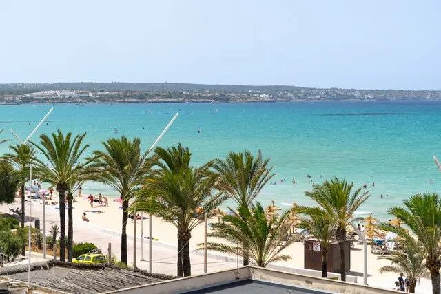 Sea view duplex penthouse for sale in Playa de Palma, Mallorca — photo 2