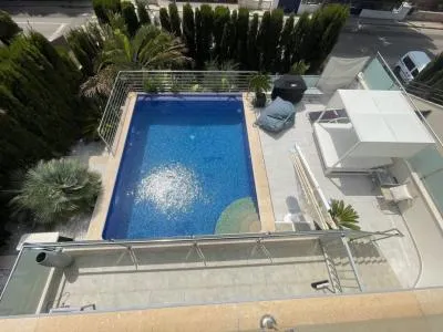 Detached house in second line in Alcanada with pool and views of the sea/bay to the southeast — photo 2