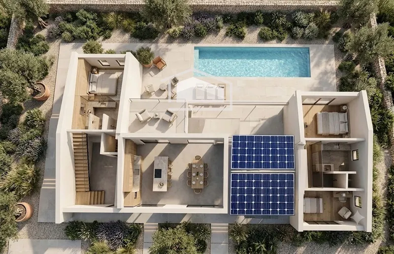 Parcela rústica en venta con proyecto y licencia cerca de Ses Salines — photo 1