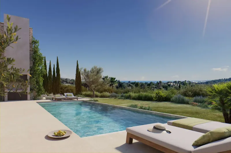 Exclusive newly built finca in Son Servera with sea views, pool and directly on the golf course — photo 1