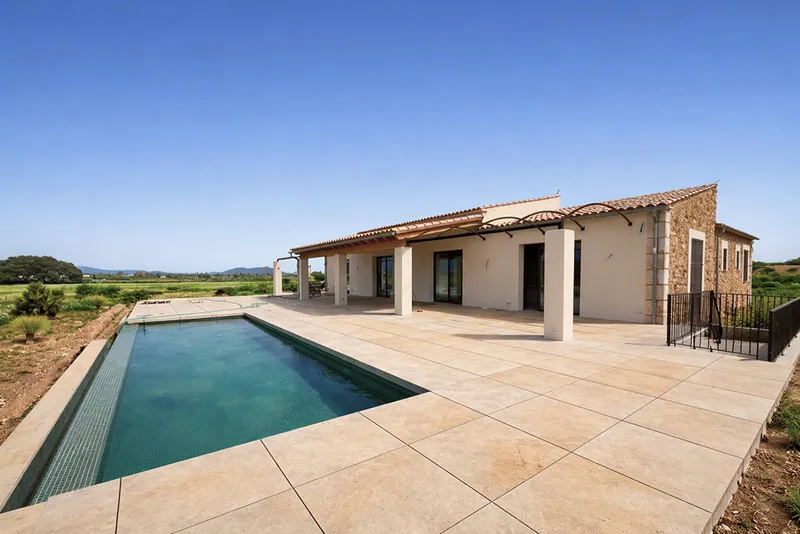 Luxury finca with new villa and vineyards in Sencelles Mas — photo 1