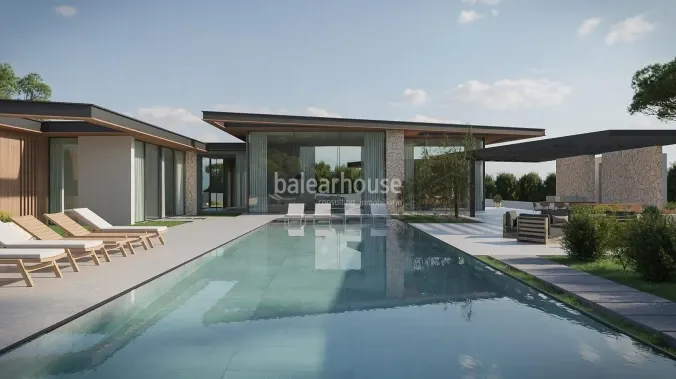 Large Moderna new build villa with garden and pool near the golf and sea in Santa Ponsa — photo 1