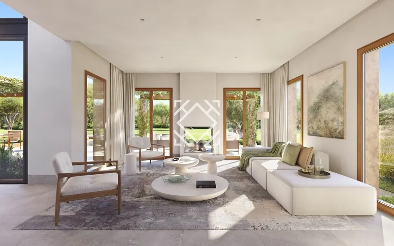 Exclusive modern design villa for sale with panoramic views in privileged location, in Marratxí, Mallorca. — photo 11