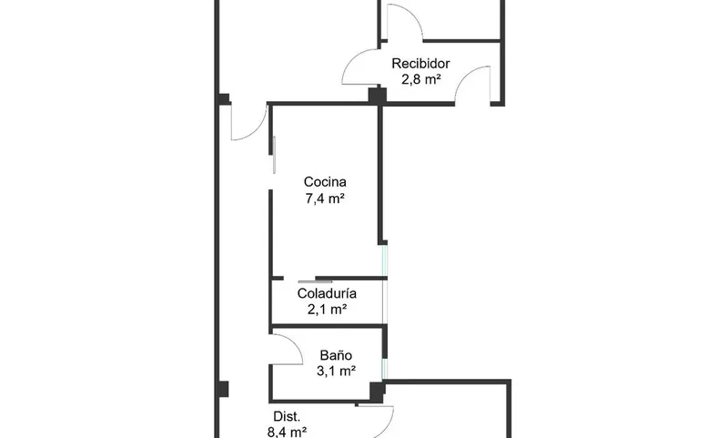 Apartment with elevator in Camp Redó area — photo 3