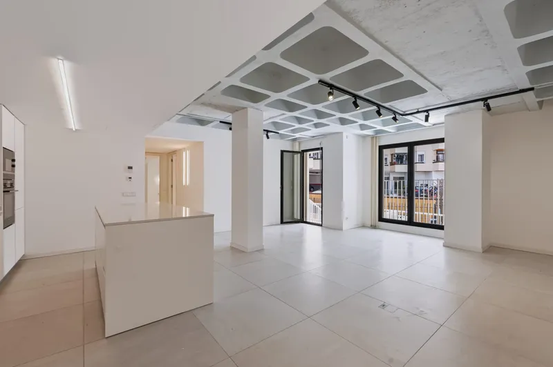 Spacious loft apartment with a fitness room in El Terreno — photo 2