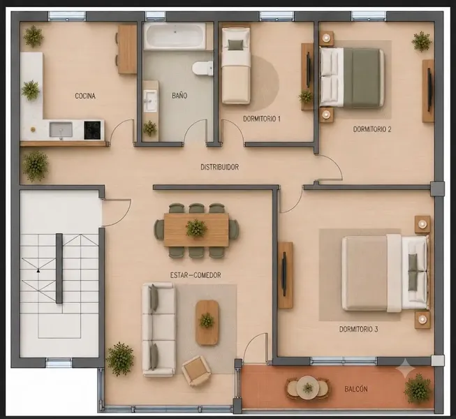 Home in fully renovated building in the center of Pòrtol (Marratxí) — photo 10