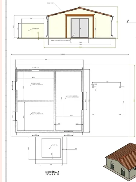 Rustic estate of 12,000 m² with legal agricultural building — photo 11