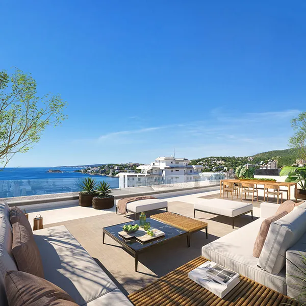 Luxury apartment with panoramic sea views in Cala Mayor Mas — photo 9