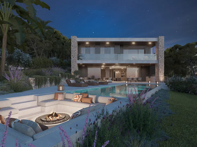 Newly built villa with sea views, pool and luxury design in Costa d'en Blanes — photo 7