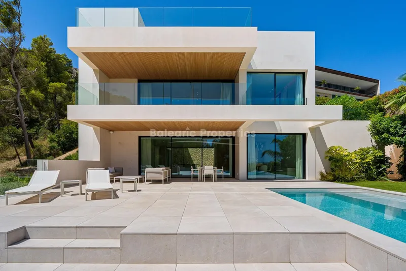 Modern Mediterranean villa for sale in upper Son Vida, Mallorca — photo 1
