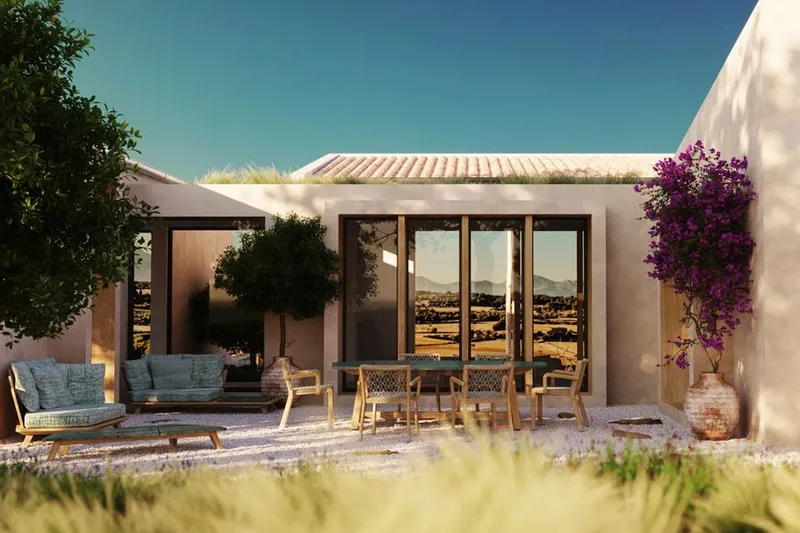 Plot with approved finca project and panoramic views in Lloret de Vistalegre — photo 6